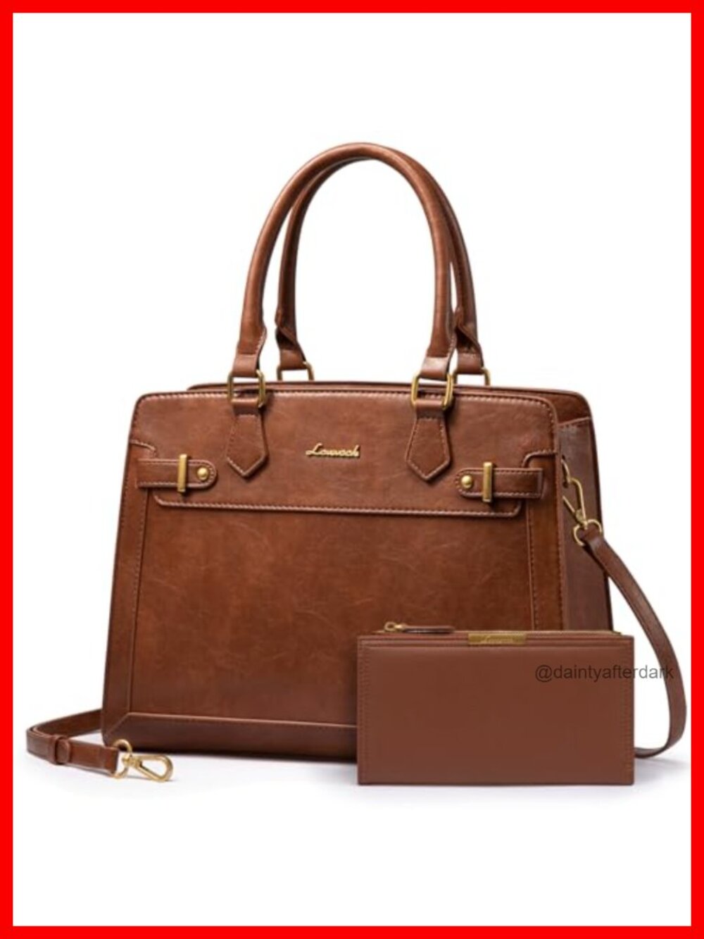 PU Leather Top Handle Satchel Purse for Women, Tote Shoulder Bag